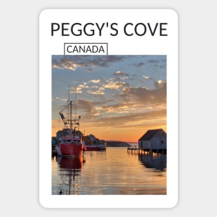 Peggy's Cove Nova Scotia Canada Village Souvenir Gift for Canadian Citizens T-shirt Apparel Mug Notebook Tote Pillow Sticker Magnet Magnet